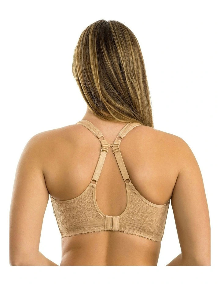 Bliss Convertible-To-Racerback Seamless Spacer T-shirt Bra in Warm Sand image 2