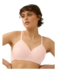 Side Smoothing Soft Cup Wireless Padded Bra in Blush