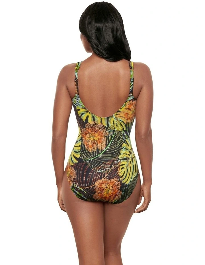 Sunset Islet Madero Underwired Shaping Swimsuit in Black image 2