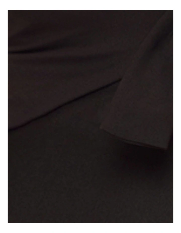 Halle Plunge Tie Front Shaping One-Piece Swimsuit in Black image 7