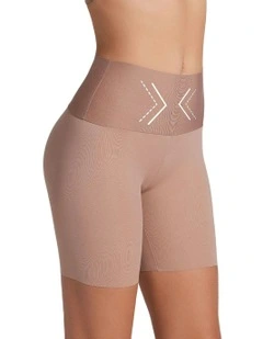 PowerStay Slip Seamless Shapewear & Anti-Chafe Short in Brown