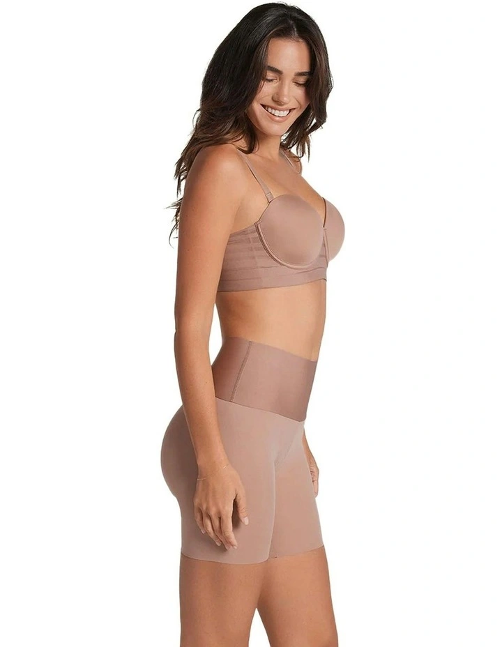 PowerStay Slip Seamless Shapewear & Anti-Chafe Short in Brown image 4