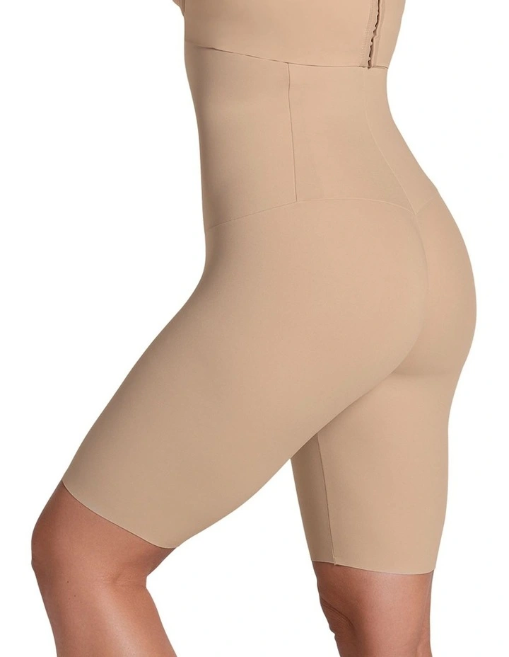 ContourPro Extra High-Waist Seamless Shapewear Short in Golden Beige image 2