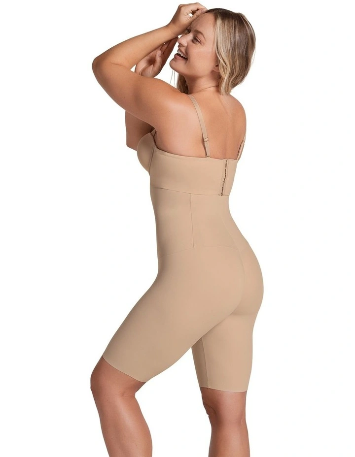 ContourPro Extra High-Waist Seamless Shapewear Short in Golden Beige image 4