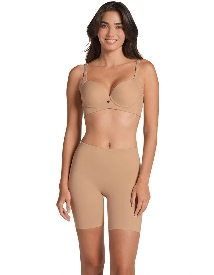 AirLift Butt-Lifting Shapewear & Anti-Chafe Short in Golden Beige image 4