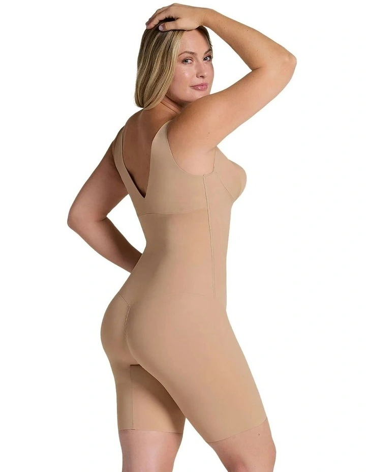 Total Smooth Cupless Full Body Shaper in Golden Beige image 2