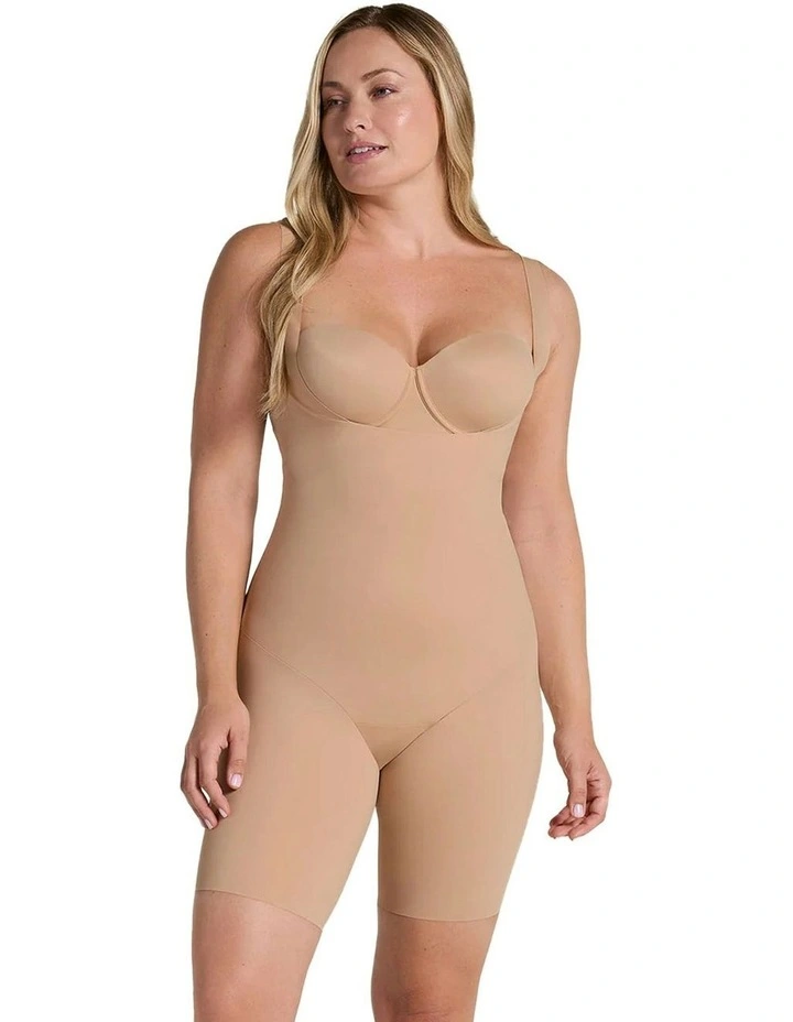 Total Smooth Cupless Full Body Shaper in Golden Beige image 3