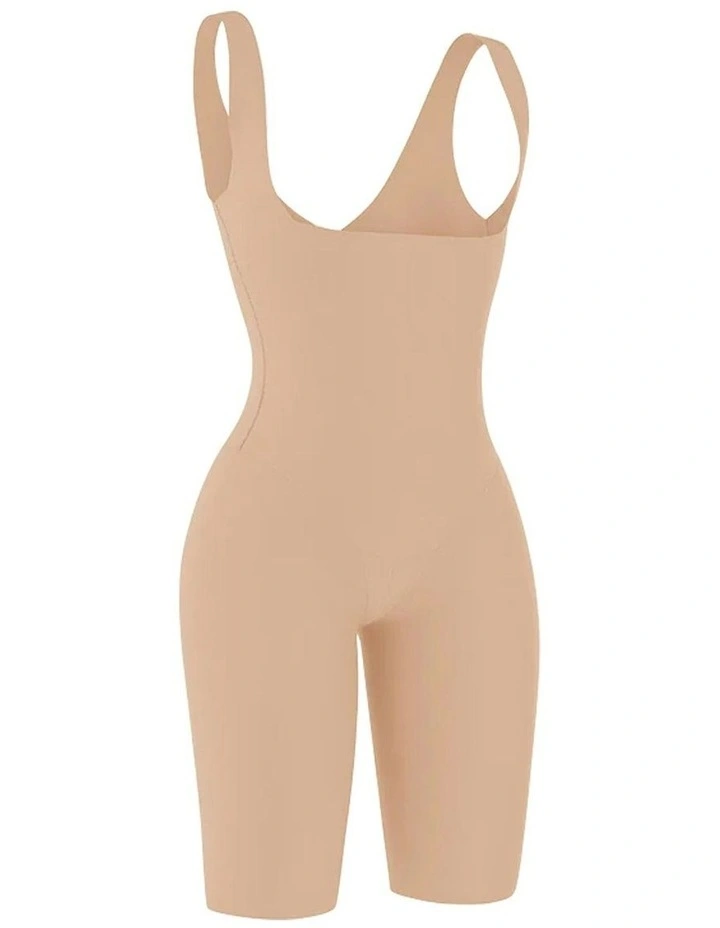 Total Smooth Cupless Full Body Shaper in Golden Beige image 6