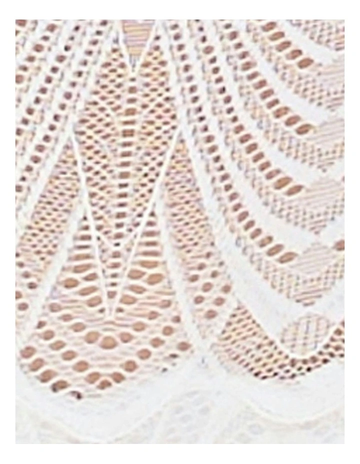 Gracieuse Cheeky Lace Hipster Shorty Brief in White image 6