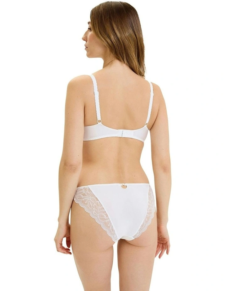 Suzan Wired Unlined Full Cup Lace Bra in Ivory image 4
