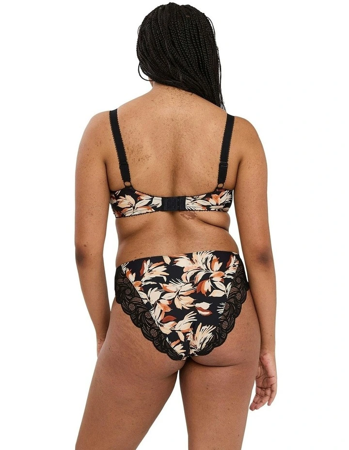 Ariane Fantaisy Underwire Full Cup Bra with Lace in Black image 5