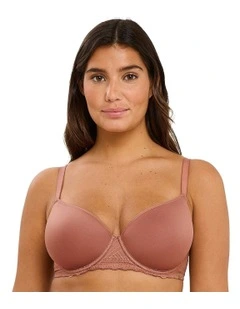 Daily Softness Wired Spacer Contour T-shirt Bra in Pink
