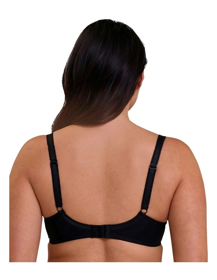 Sonia Seamless Wired T-shirt Bra in Black image 2