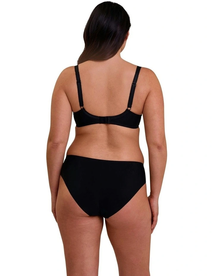 Sonia Seamless Wired T-shirt Bra in Black image 4