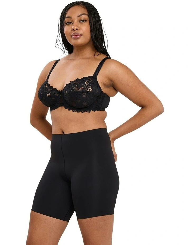 Perfect Touch Medium Control Shaping Shorts in Black image 4