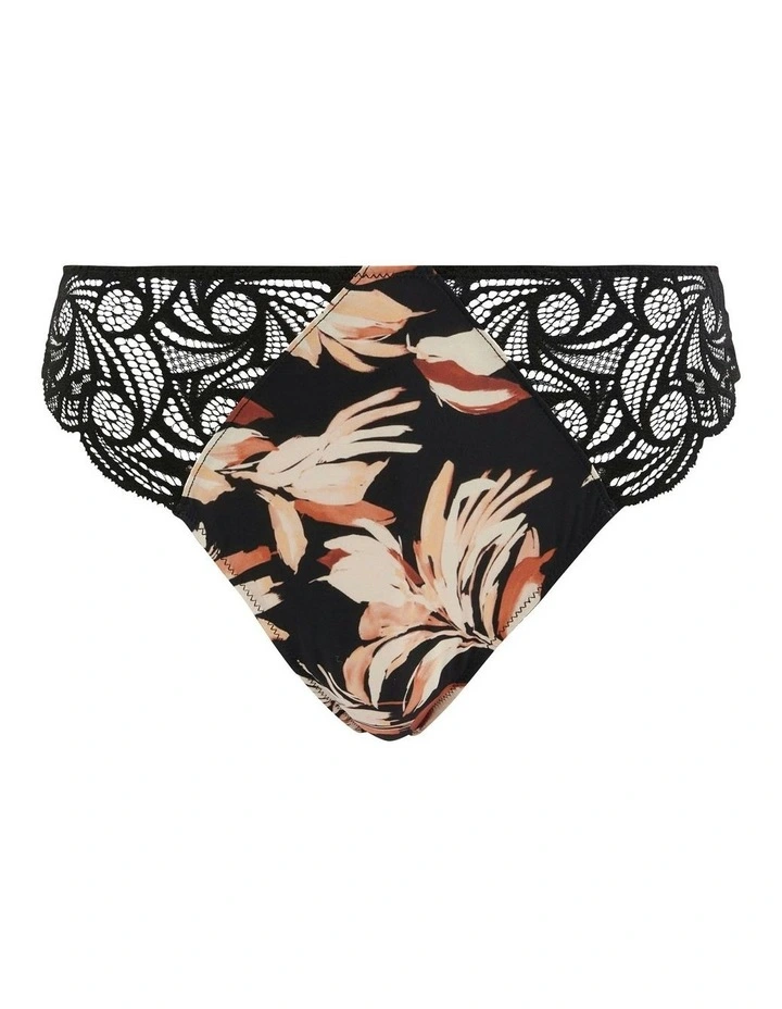 Ariane Fantaisy Microfibre And Lace Bikini Brief in Black image 6