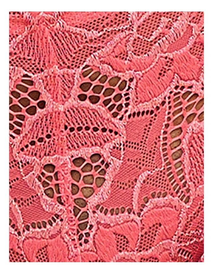 Arum Mid-Rise Lace Brief in Rapture Rose image 7