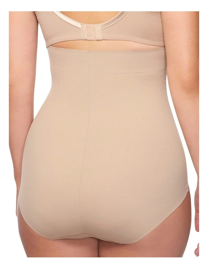 Iconic Core Ultra-High Waist Shaping Brief in Stucco image 2