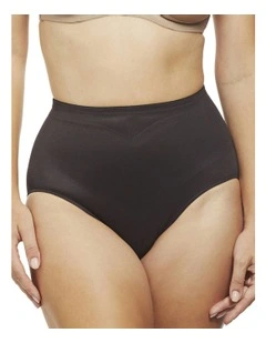 Adjust Perfect Firm Control High Waist Shaping Brief in Black