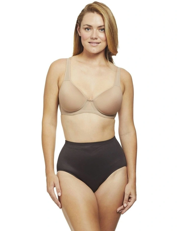 Adjust Perfect Firm Control High Waist Shaping Brief in Black image 4