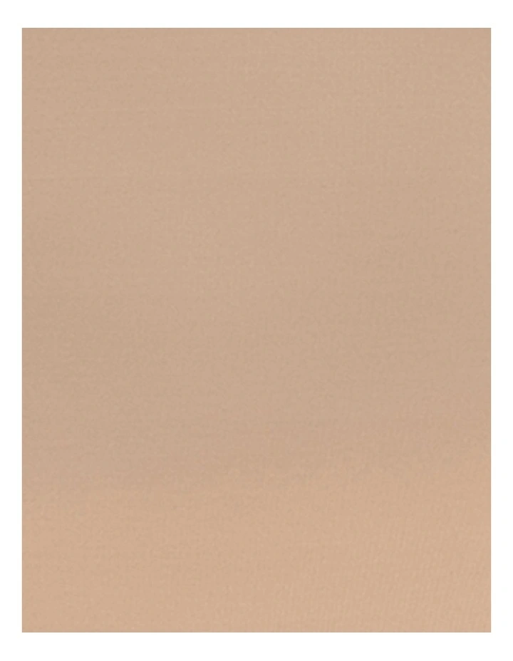 Back Wrap Padded Cup Back Support Bodysuit Shaper in Warm Beige image 5