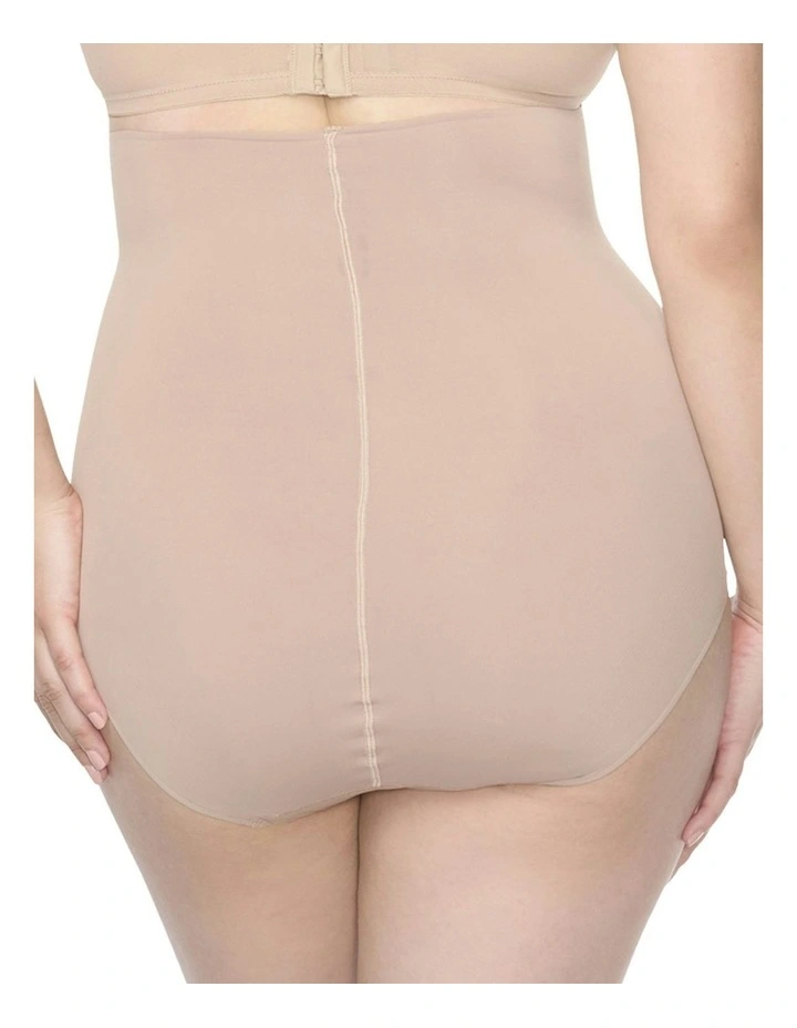 Real Smooth Ultra-High Waist Shaping Brief in Stucco image 2