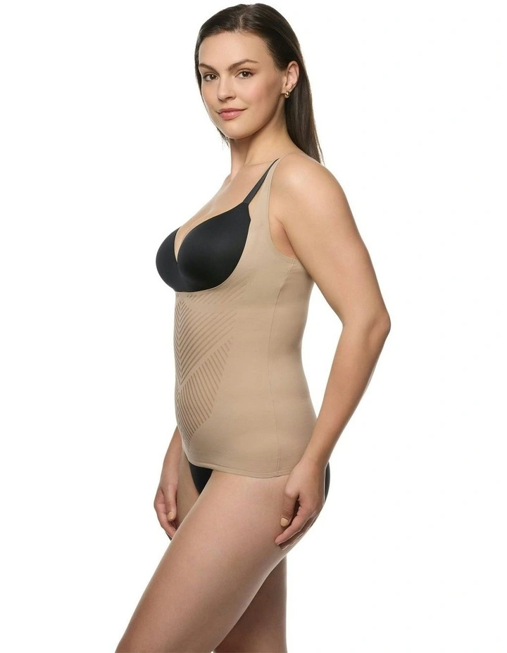 Iconic Core Underbust Tummy Shaper Camisole in Stucco image 3