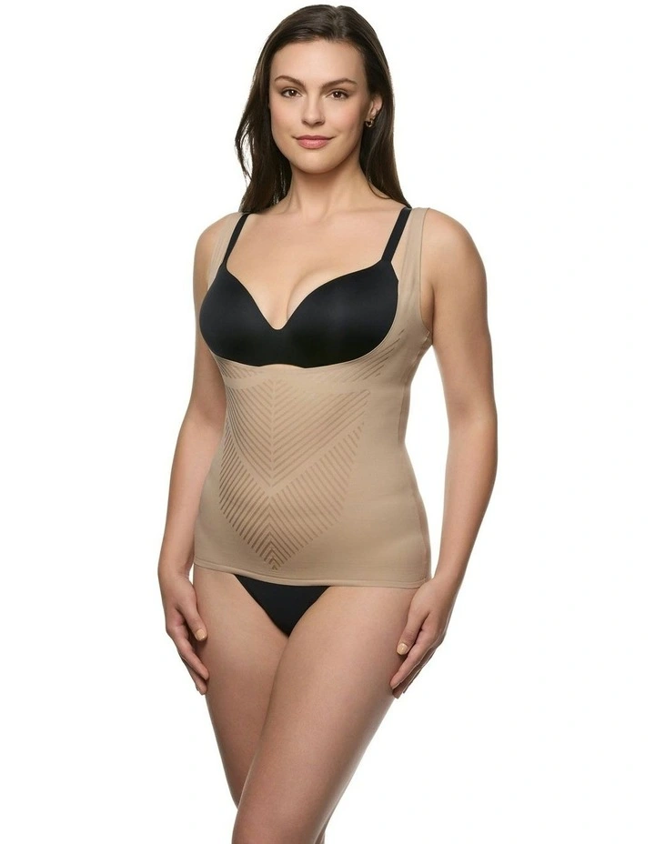 Iconic Core Underbust Tummy Shaper Camisole in Stucco image 4