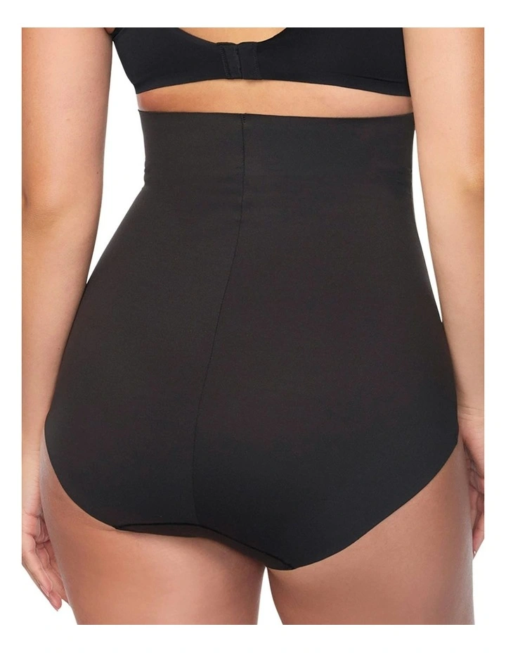 Iconic Core Ultra-High Waist Shaping Brief in Black image 2