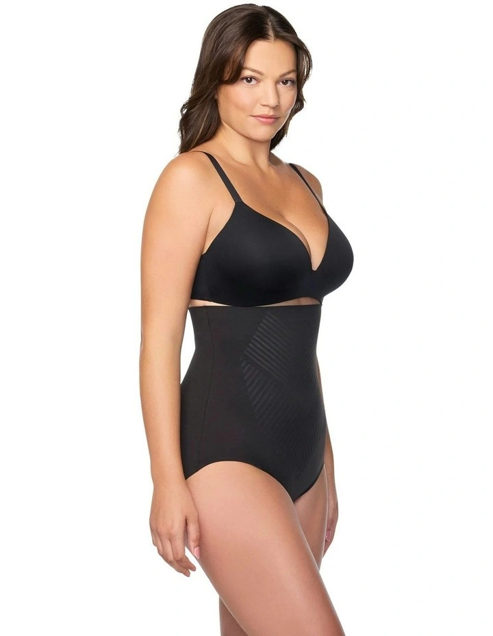 Iconic Core Ultra-High Waist Shaping Brief in Black image 3