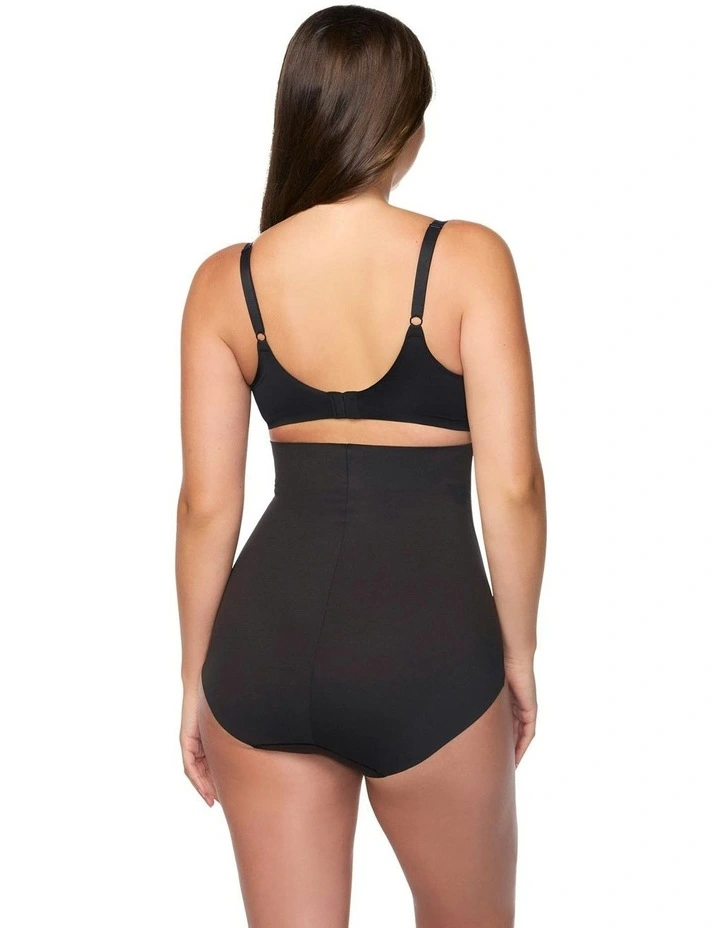 Iconic Core Ultra-High Waist Shaping Brief in Black image 4