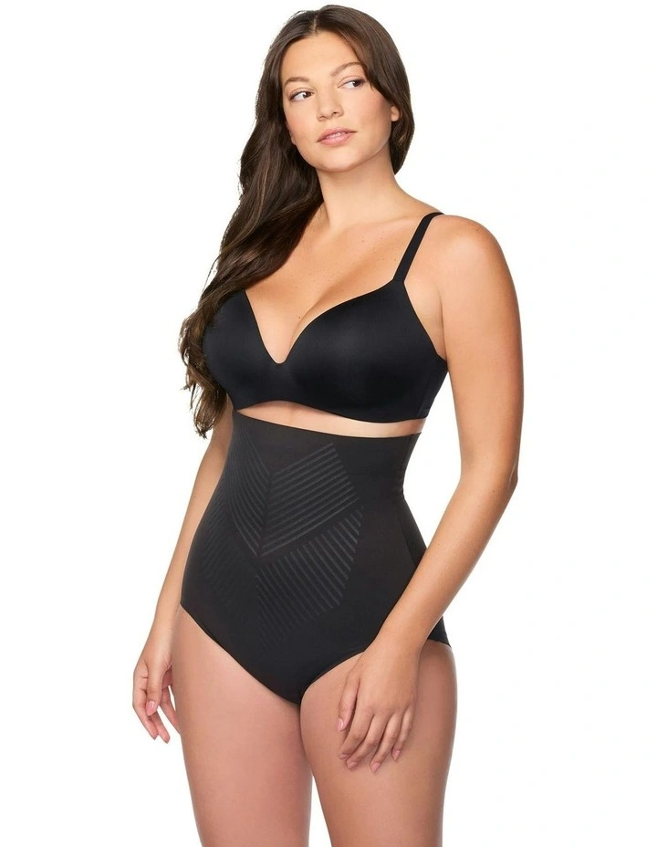 Iconic Core Ultra-High Waist Shaping Brief in Black image 5