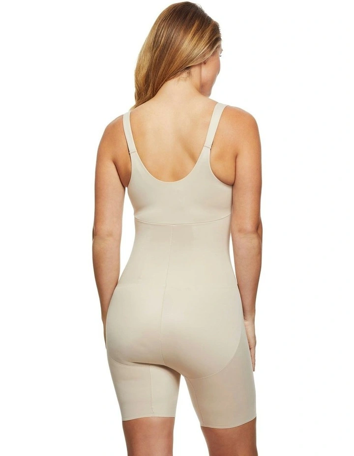 Shape Away Extra-Firm Cupless Body And Thigh Shaper in Warm Beige image 2