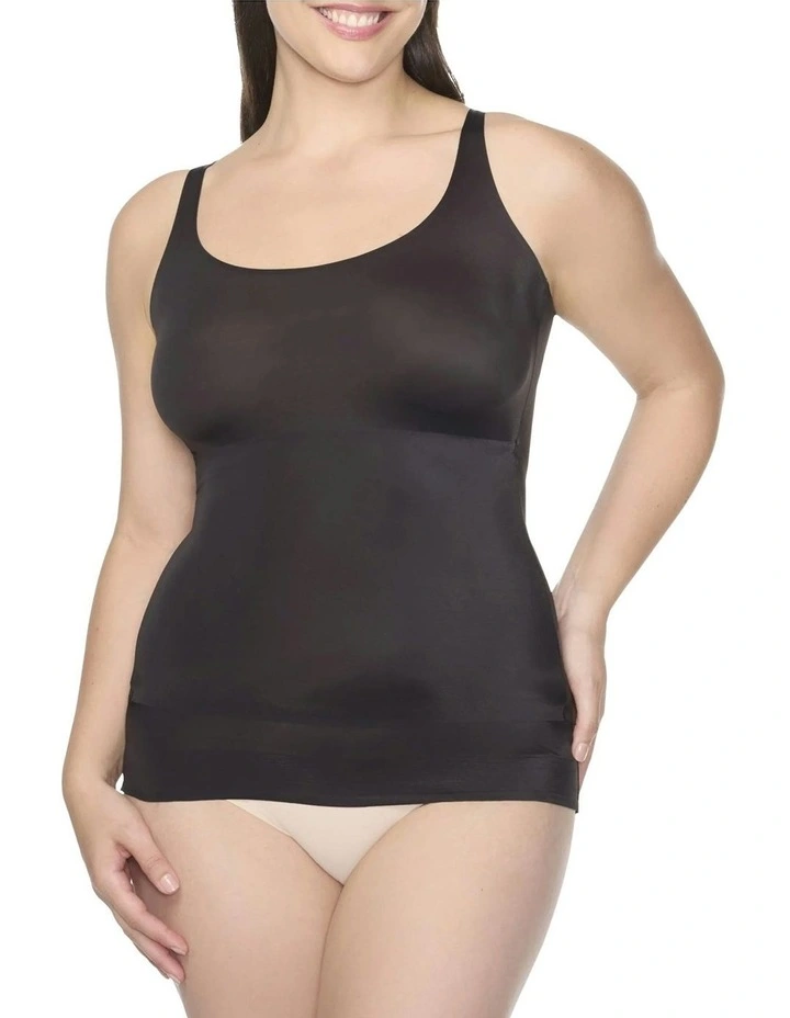 No Side Show Firm Control Slimming Tank Top in Black image 1