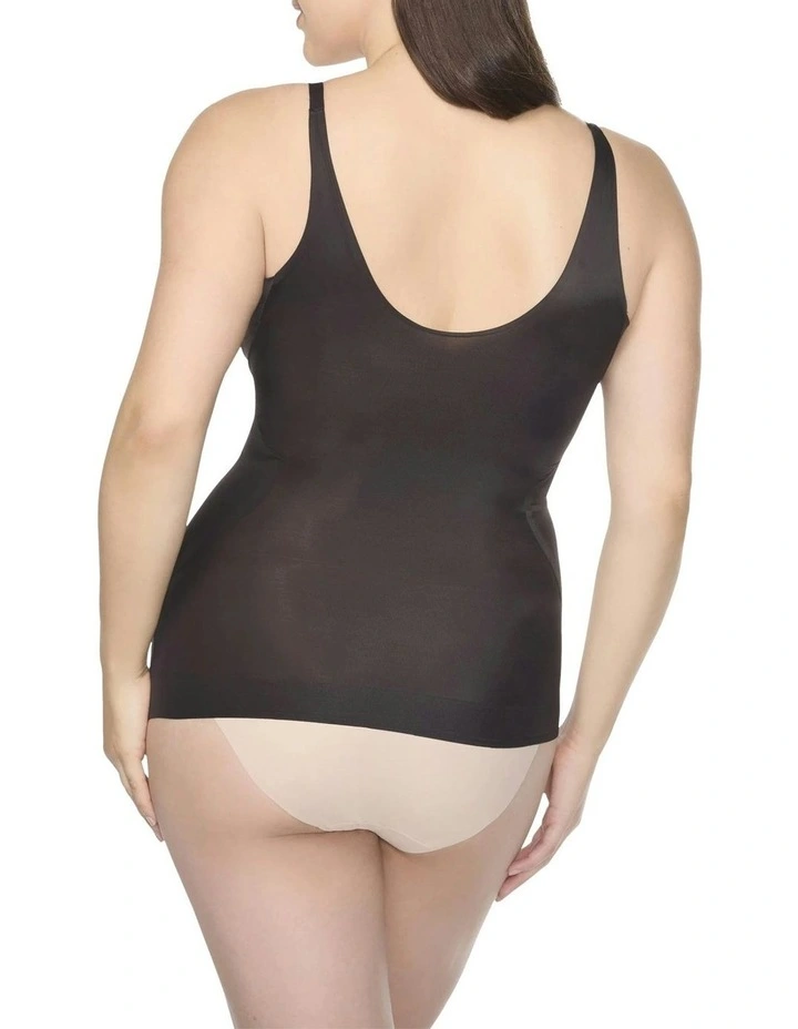 No Side Show Firm Control Slimming Tank Top in Black image 2
