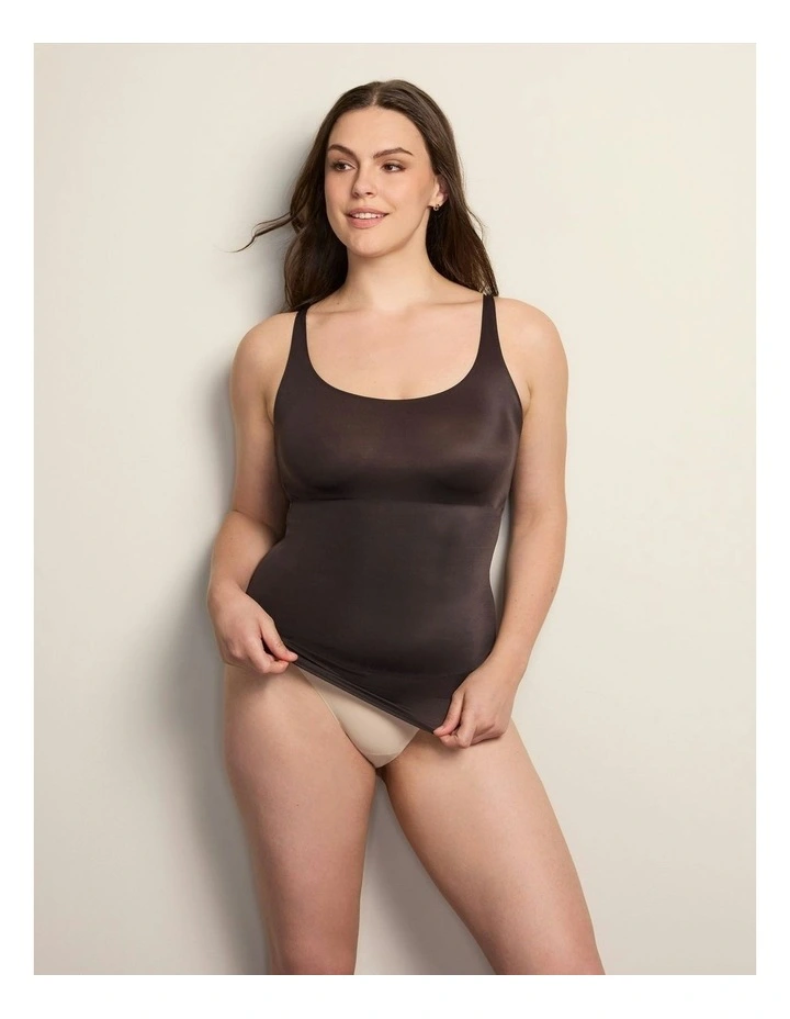 No Side Show Firm Control Slimming Tank Top in Black image 7