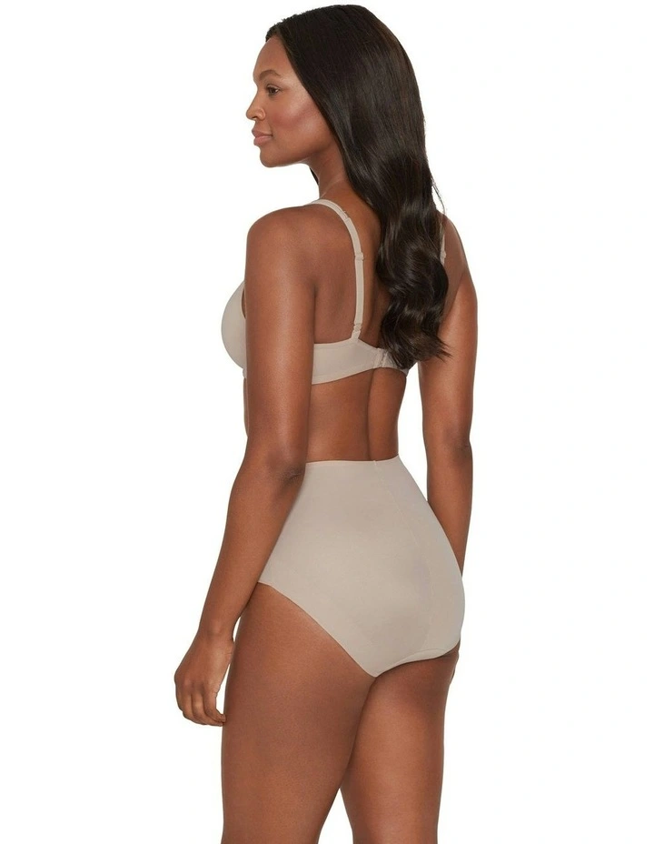 High Waist Light Tummy Control Brief Pack Of 2 in Stucco image 4