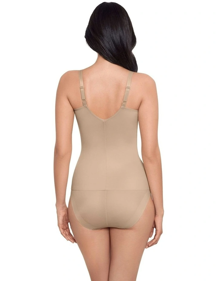Comfy Curves Padded Cup Firm Control Shaping Camisole in Warm Beige image 5