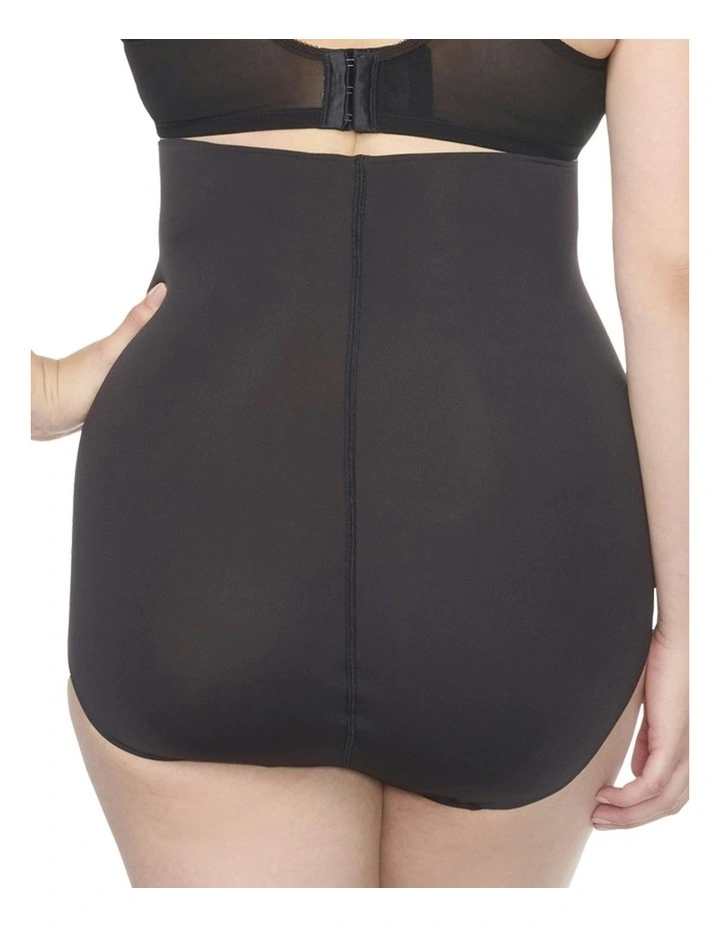 Real Smooth Ultra-High Waist Shaping Brief in Black image 2