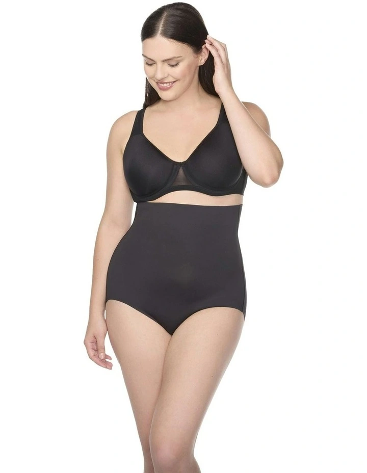Real Smooth Ultra-High Waist Shaping Brief in Black image 5