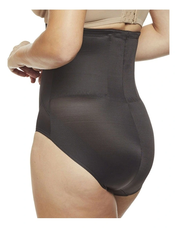 Shape Away Ultra-High Waist Shaping Brief in Black image 2