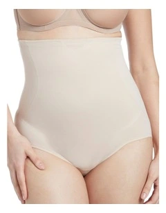Shape Away Ultra-High Waist Shaping Brief in Warm Beige