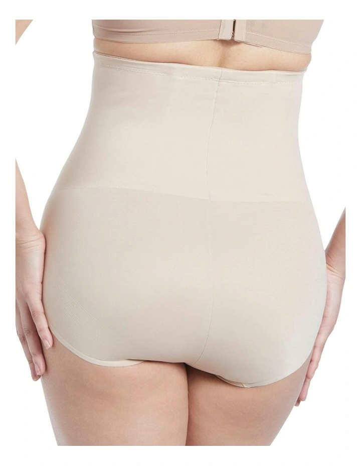 Shape Away Ultra-High Waist Shaping Brief in Warm Beige image 2