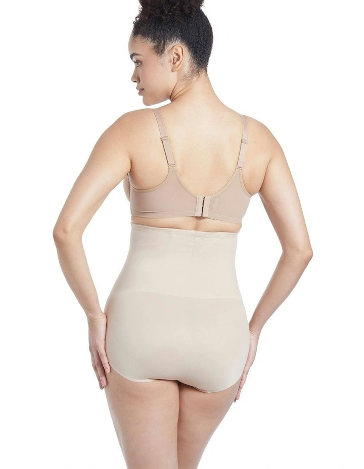 Shape Away Ultra-High Waist Shaping Brief in Warm Beige image 5