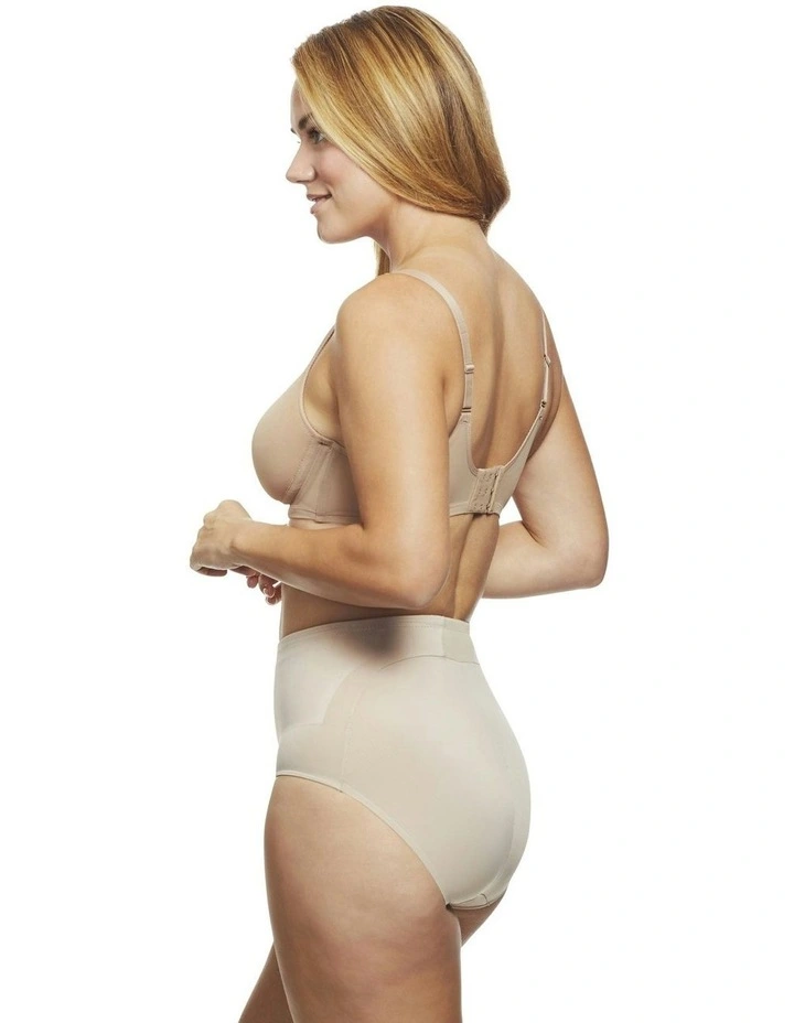 Adjust Perfect Firm Control High Waist Shaping Brief in Warm Beige image 3