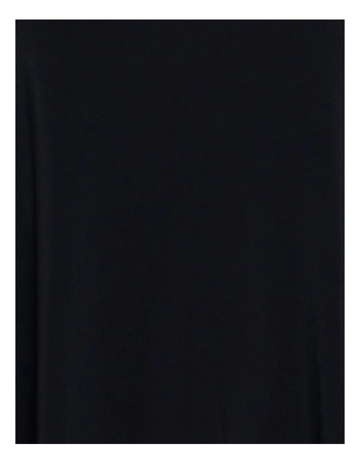 Dazzle Underwire Draped Tankini Top in Black image 6