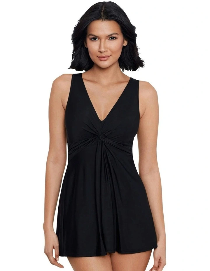 Must Haves Marais Short Shaping Swimdress in Black image 1