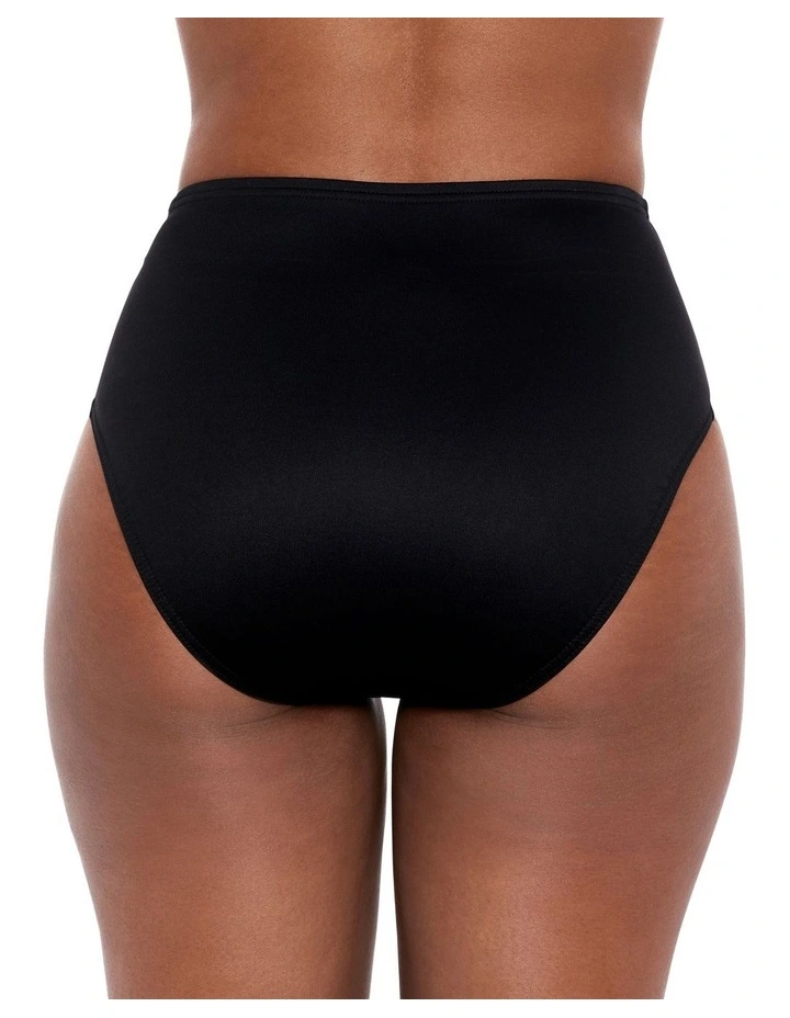 Separates Full Coverage Shaping Bikini Bottoms in Black image 2