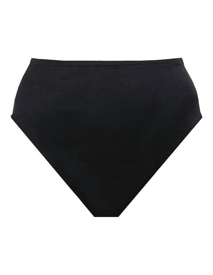 Separates Full Coverage Shaping Bikini Bottoms in Black image 3