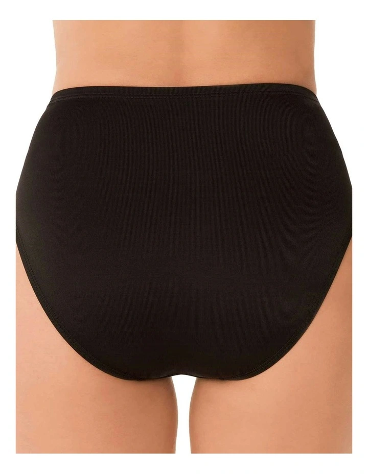 Separates Full Coverage Shaping Bikini Bottoms in Black image 7